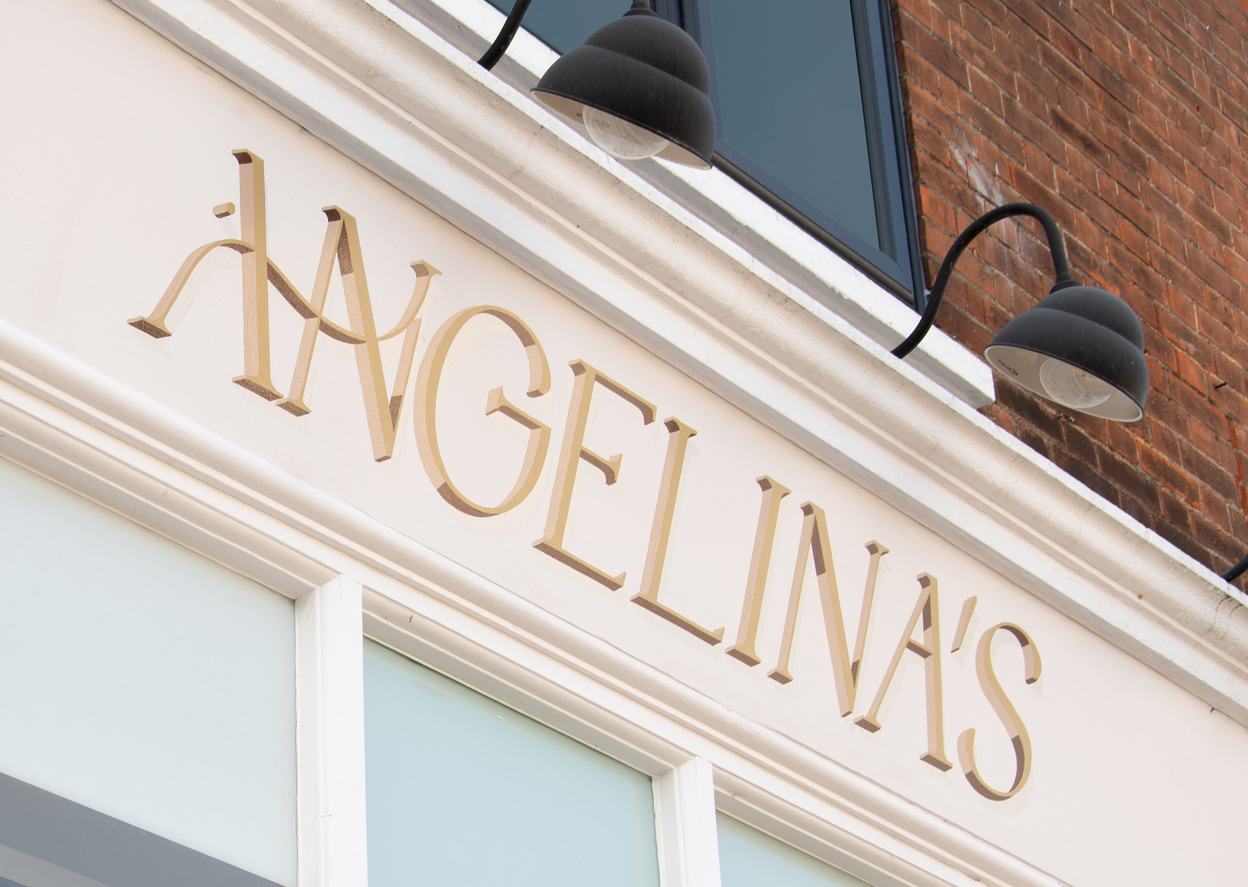 Image of Angelina's signage