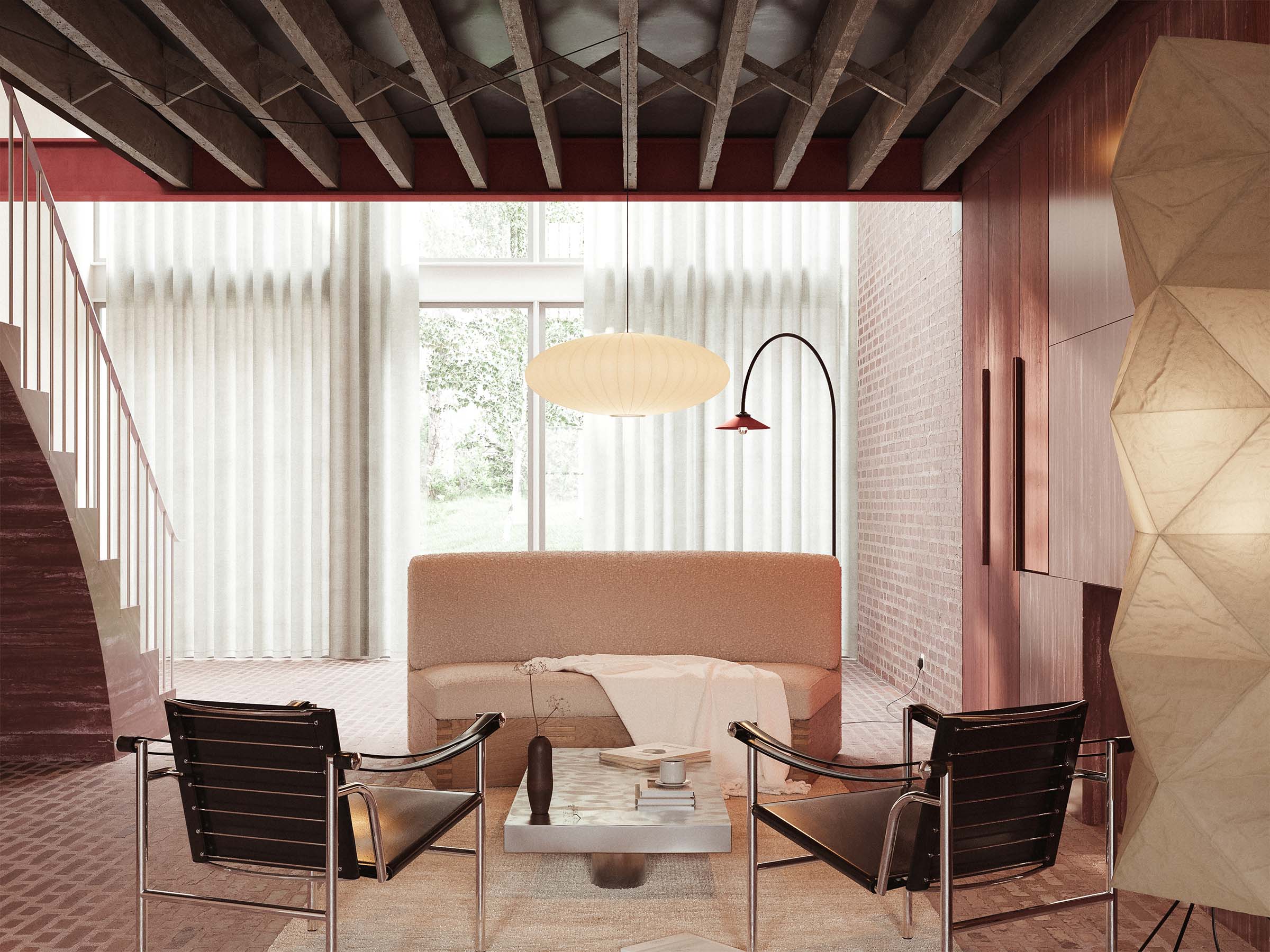 colourful interior design for a house extension in Belsize Park, north London