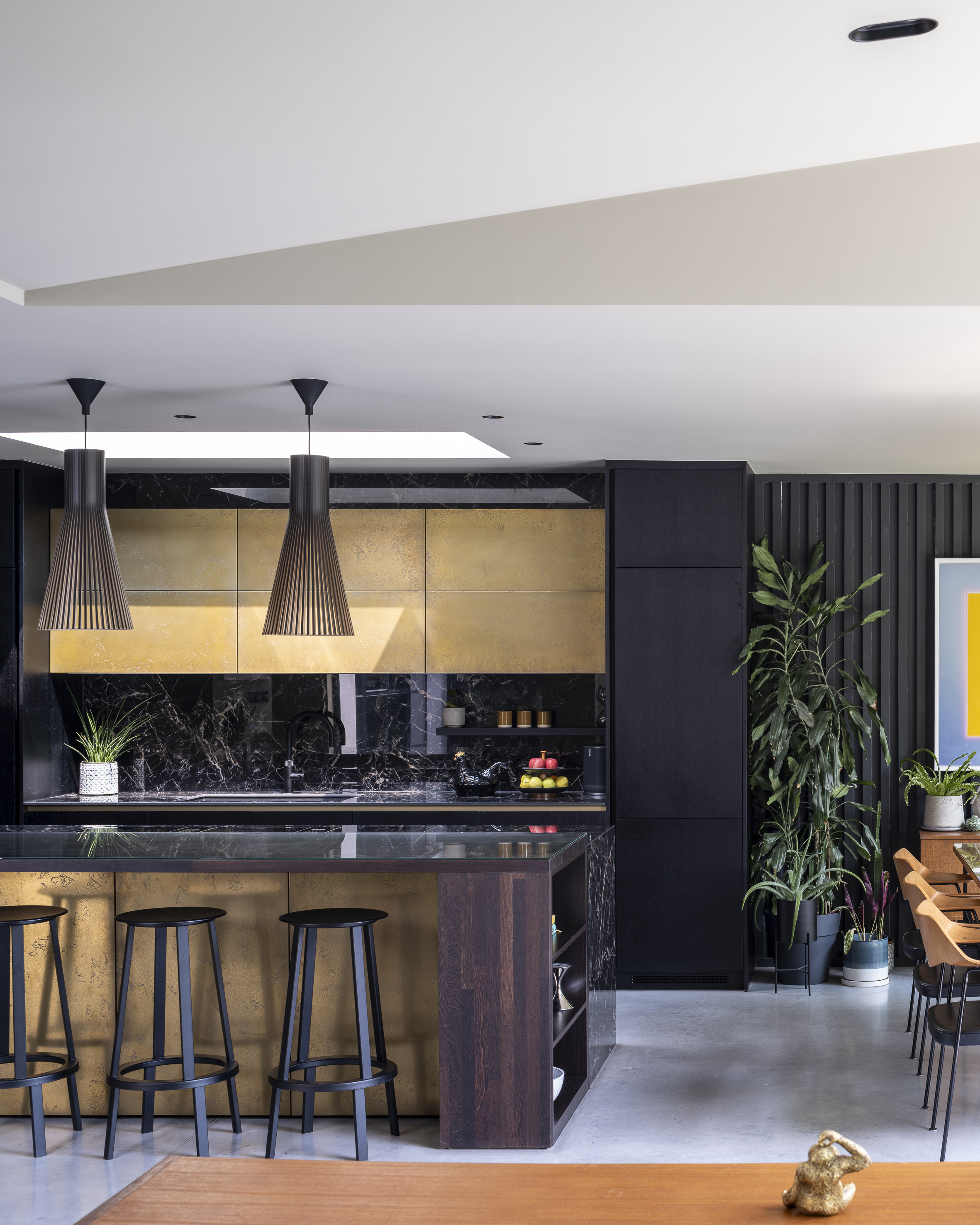Brass and Black Luxury Kitchen