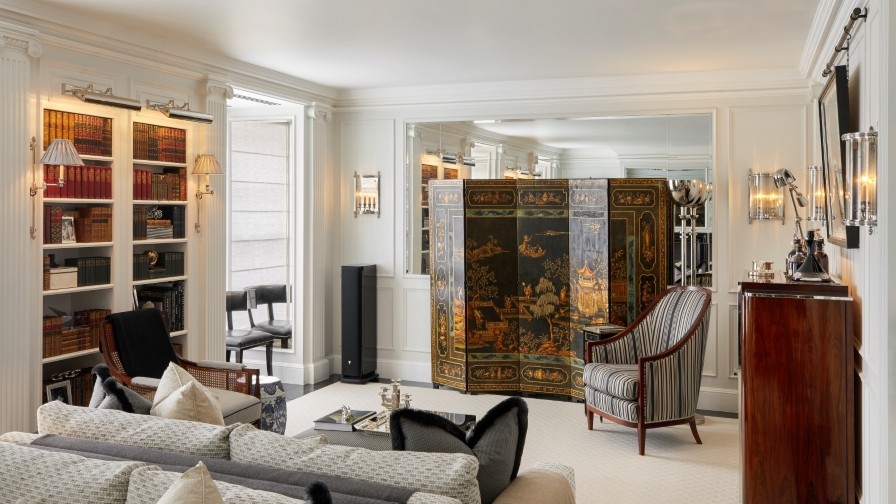 Plaster in slot AC detailing within window recess