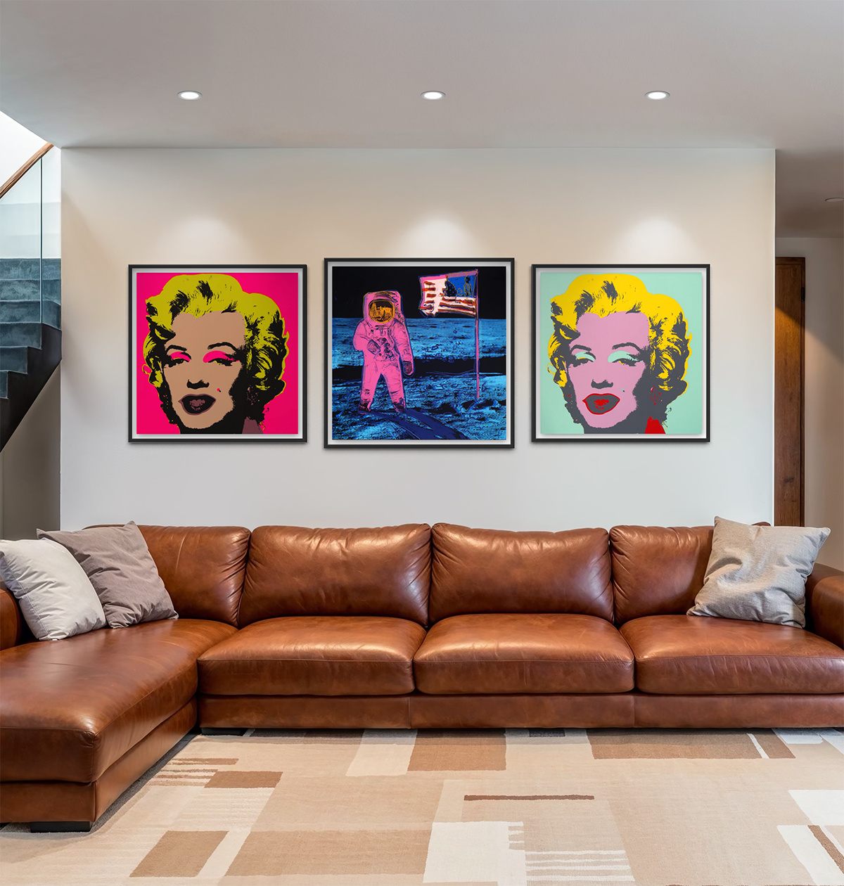 Sunday B Morning / Andy Warhol Artwork on wall