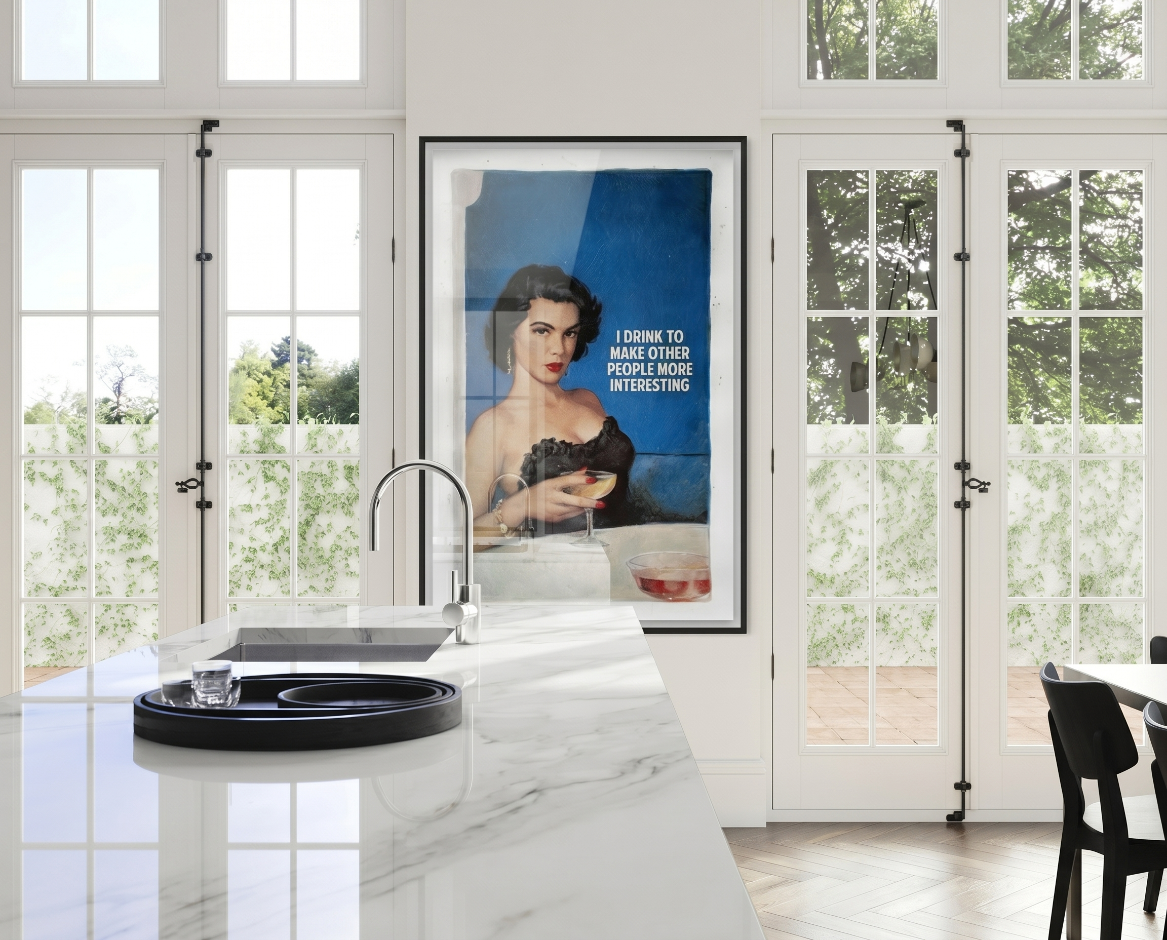 The Connor Brothers Framed Print in Kitchen