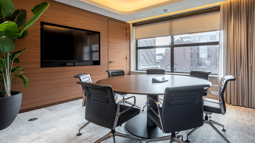 Meeting room with integrated AV