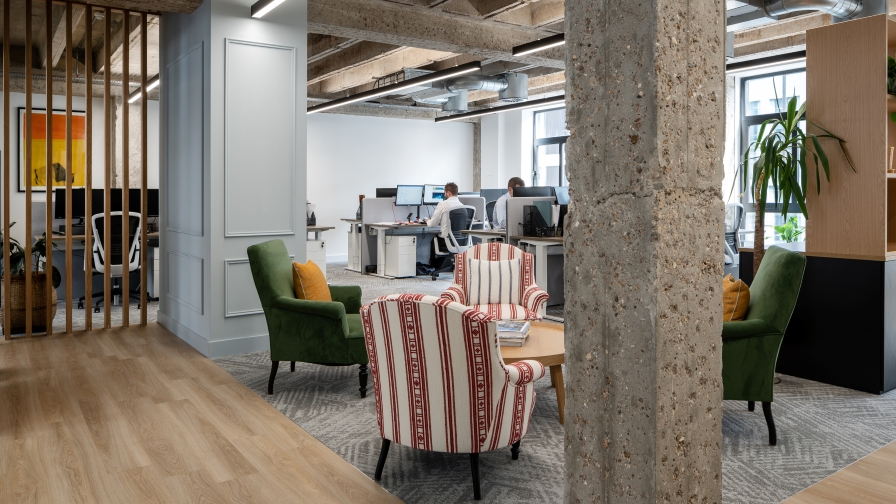Workspace with lounge