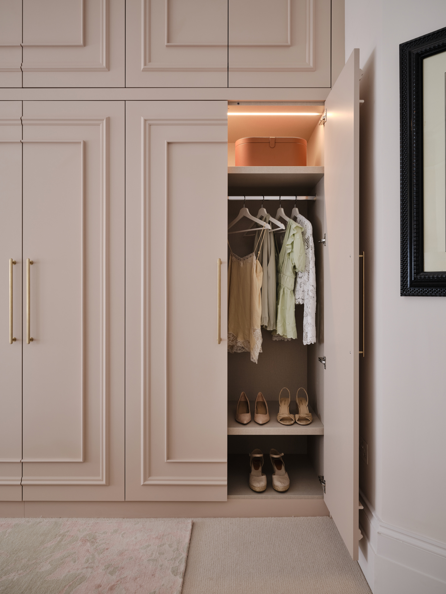 Bespoke wardrobe interiors by origins design