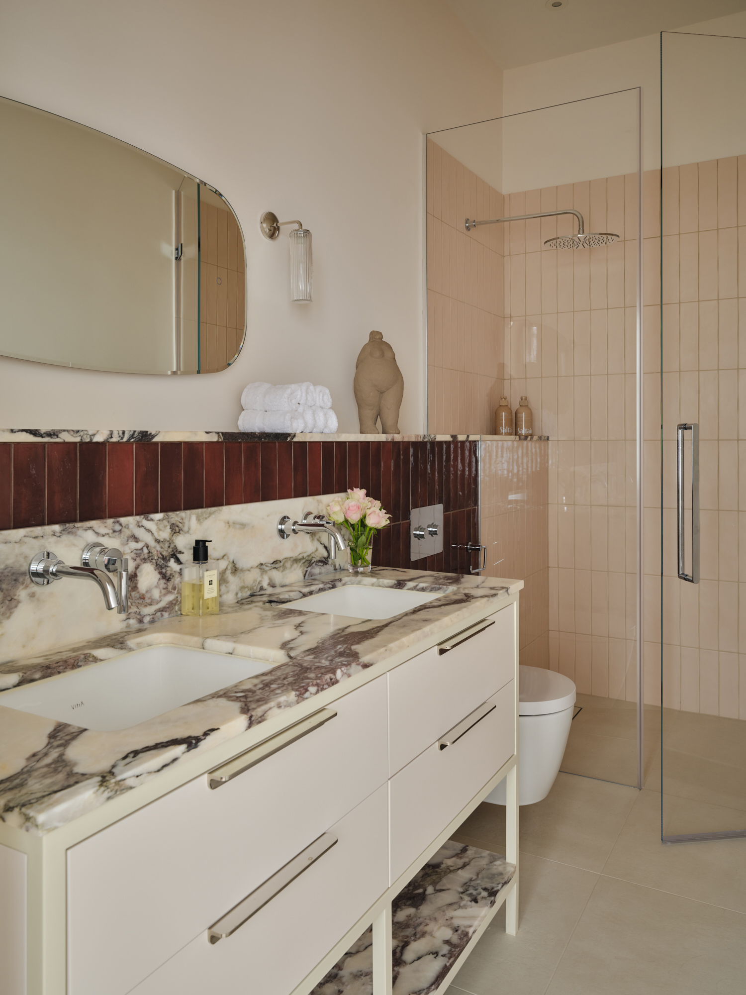 Bespoke bathroom vanity by origins design