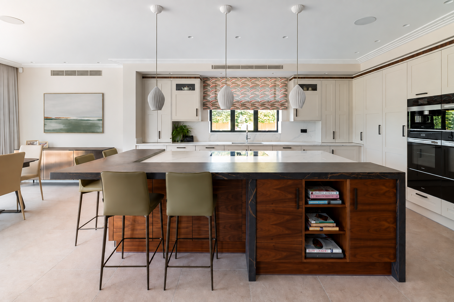 Contemporary kitchen island