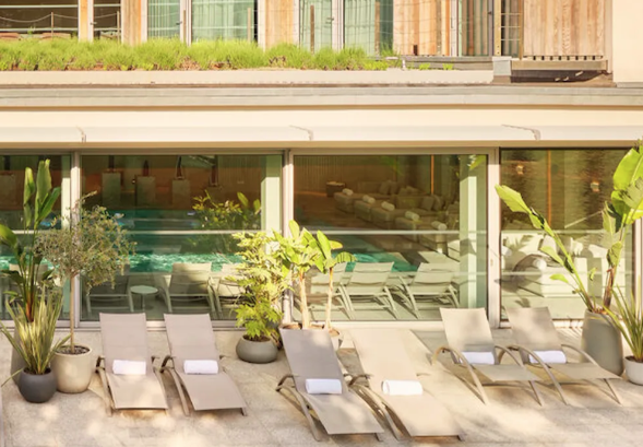 Royal Botania OZON sun loungers at Coworth Park