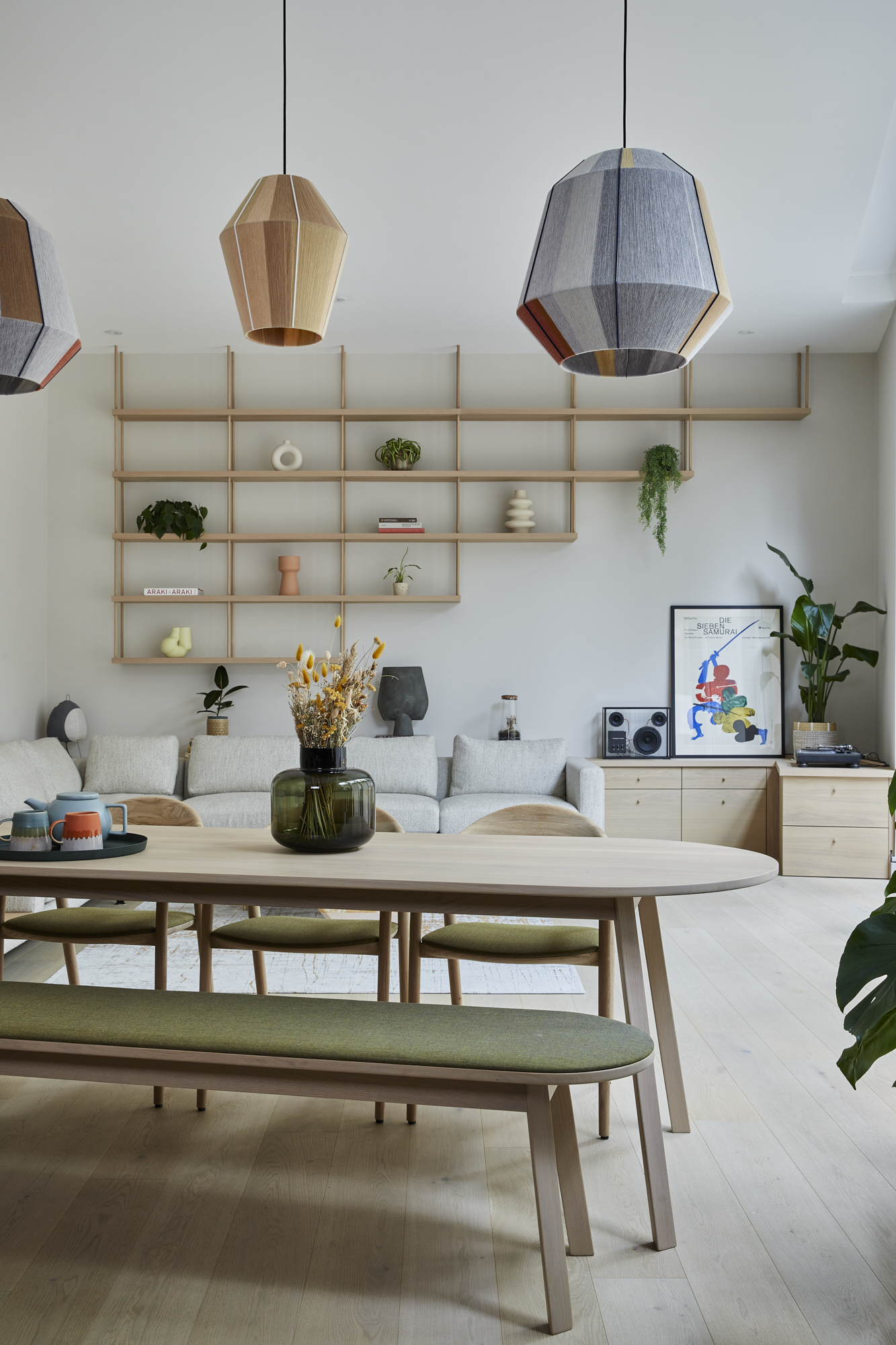 Bespoke furniture by Origins Design for an apartment in London