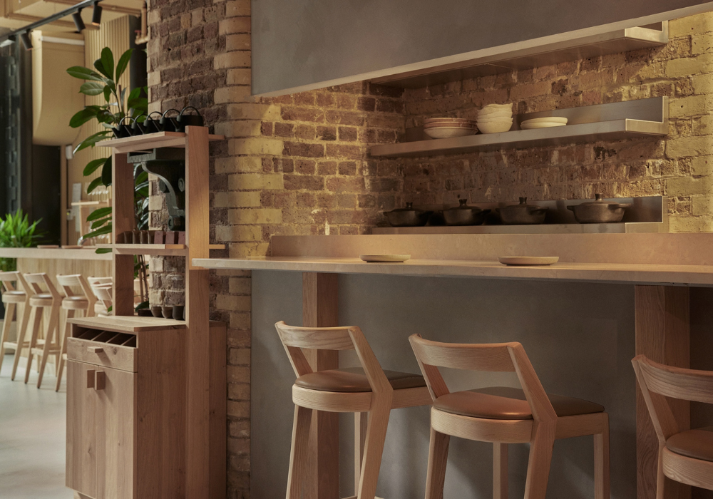 steam bent wooden stool