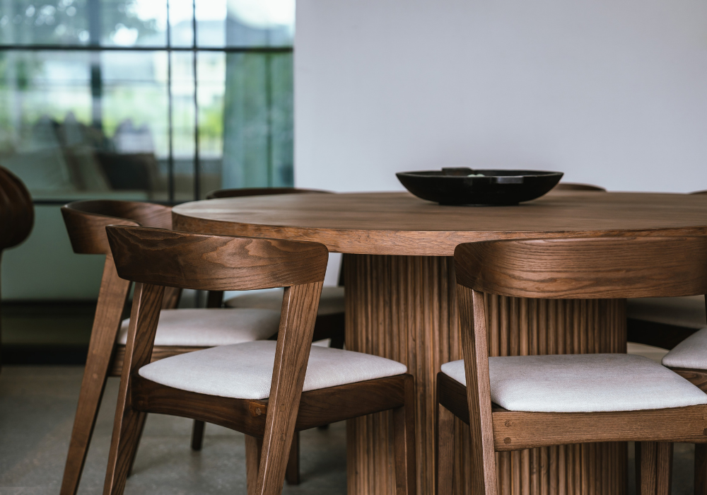 steam bent wooden dining chair