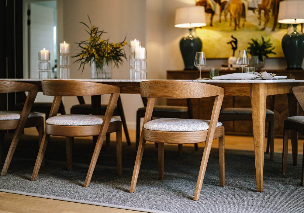 steam bent wooden dining chair