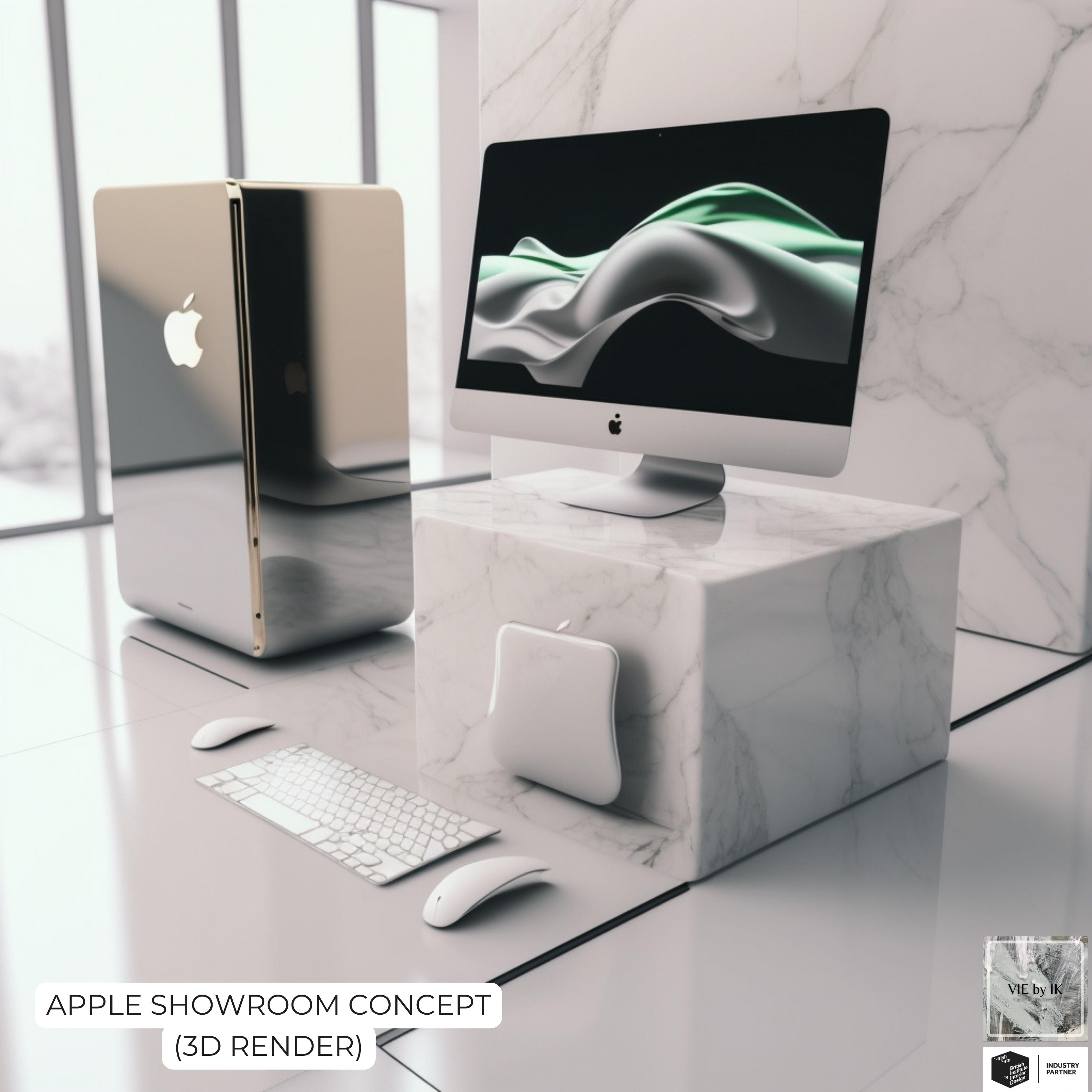 Apple Store 3D interior Design