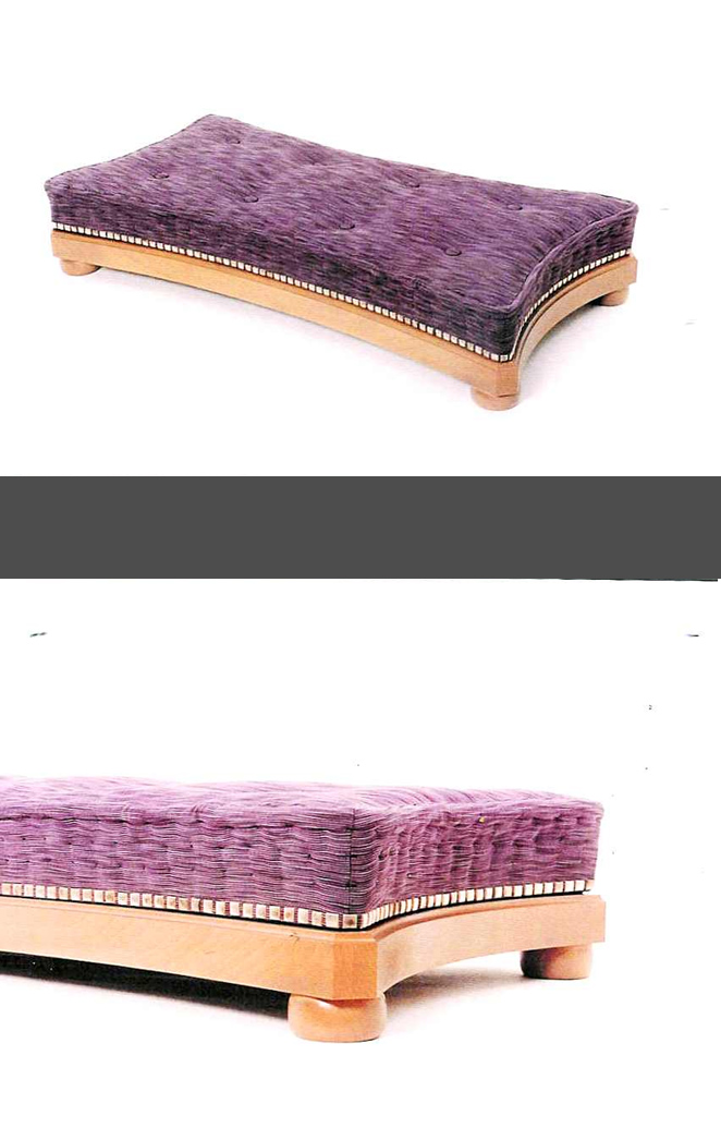 The Art of Upholstery Footstool.