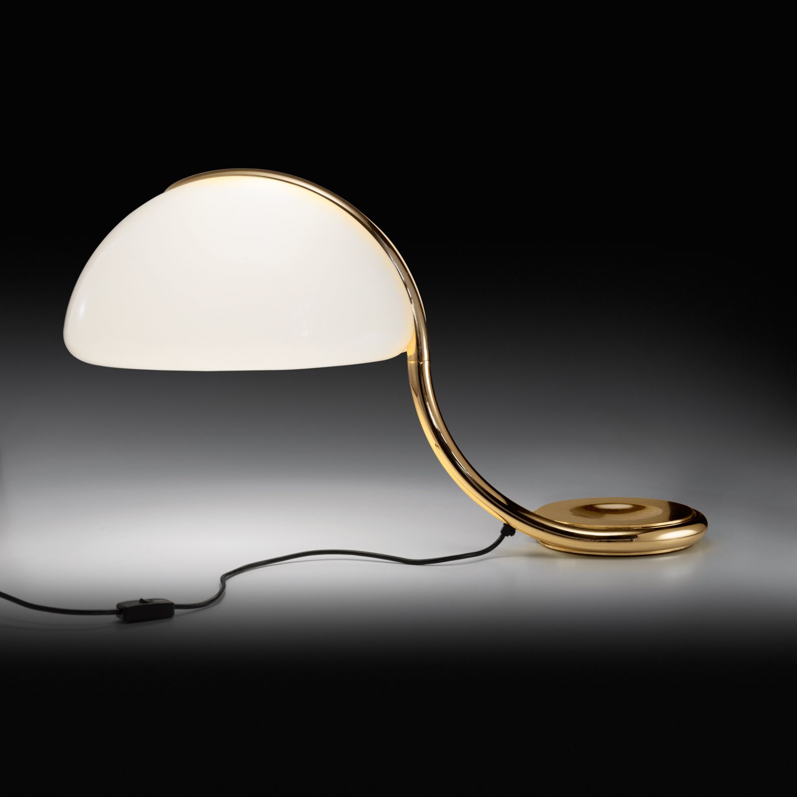 SERPENTE LED table lamp gold or white finish