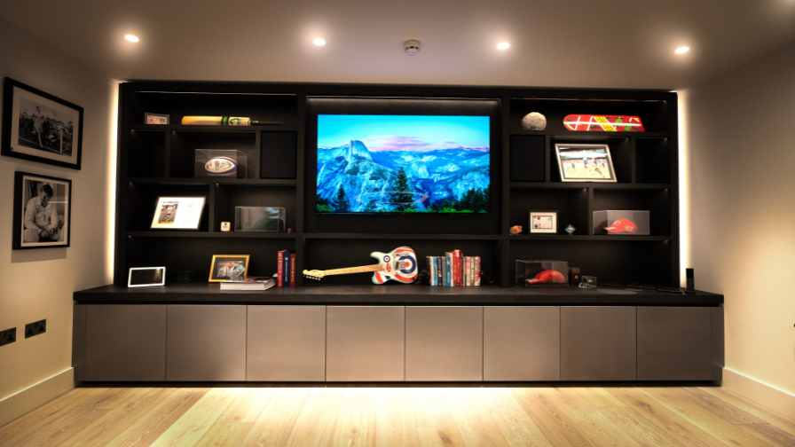 IndigoZest Smart Homes - Media wall/ Games Room