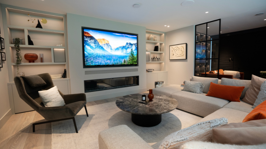 IndigoZest Smart Homes - media room 