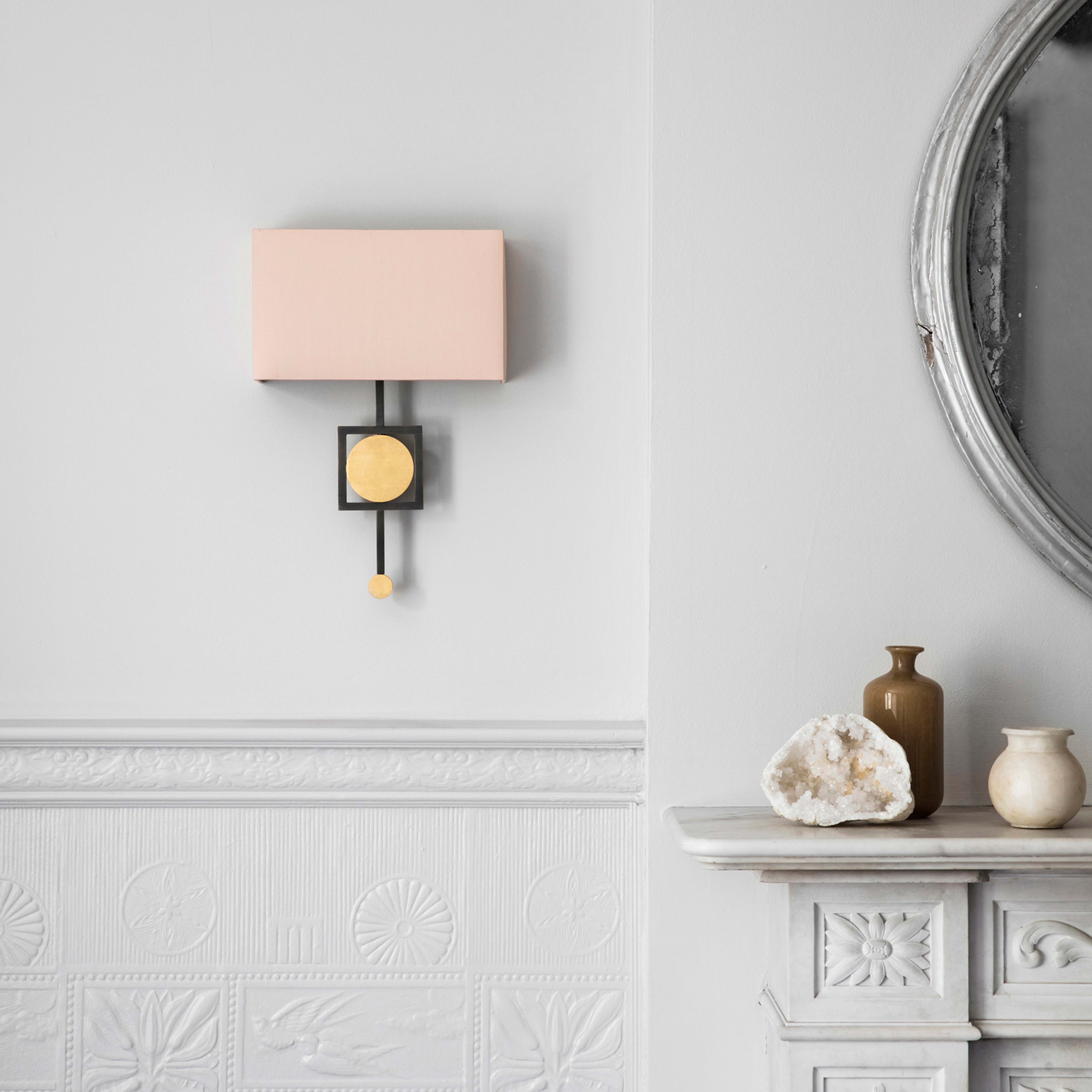 Aureol Wall Light with Gilded Gold Discs
