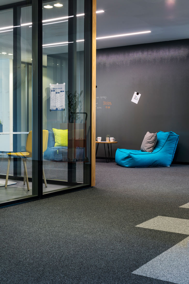 Bosch Lounge Area With ESCREO Writable Walls