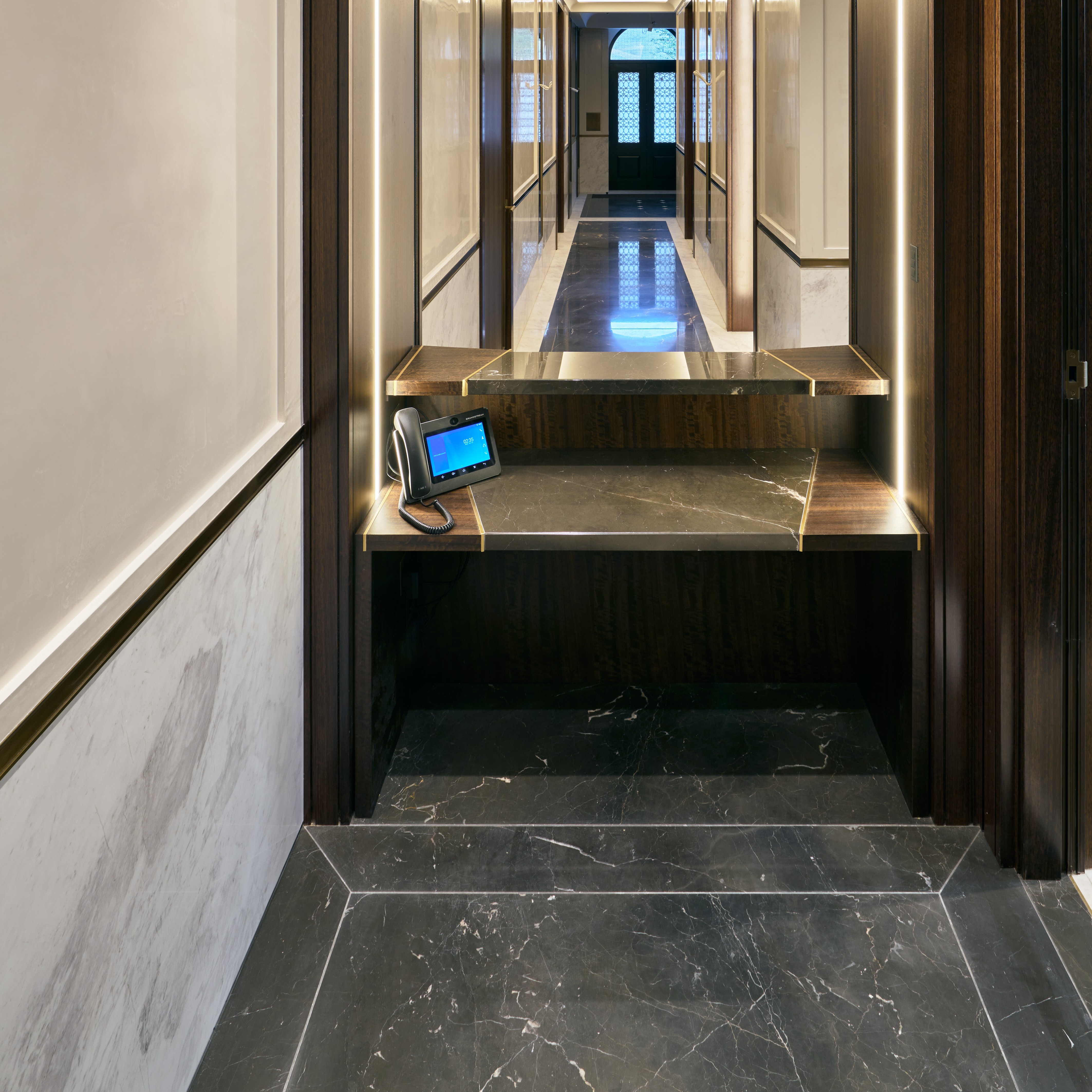 marble hallway