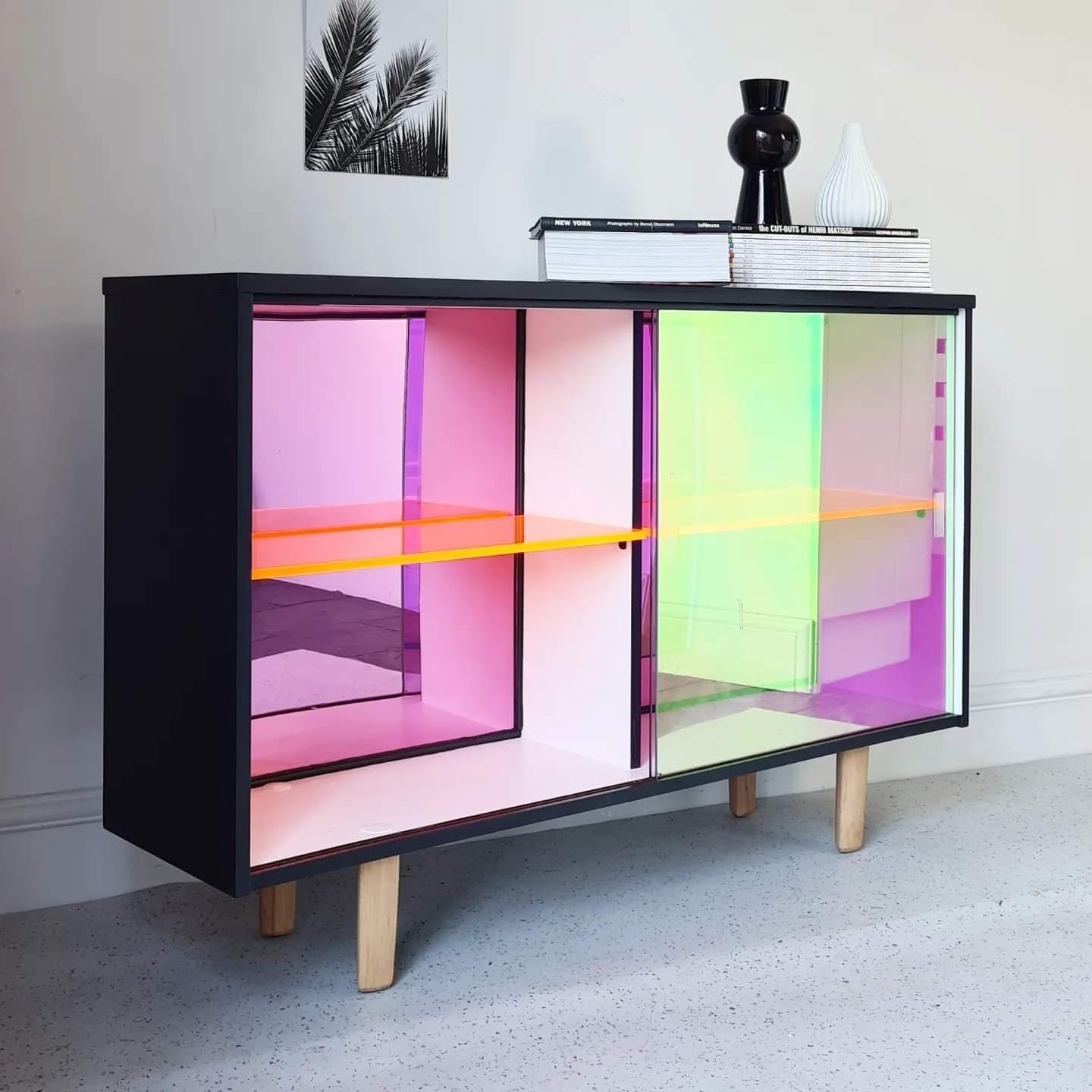 Refinished Vintage Display Cabinet from Chloe Kempster Design