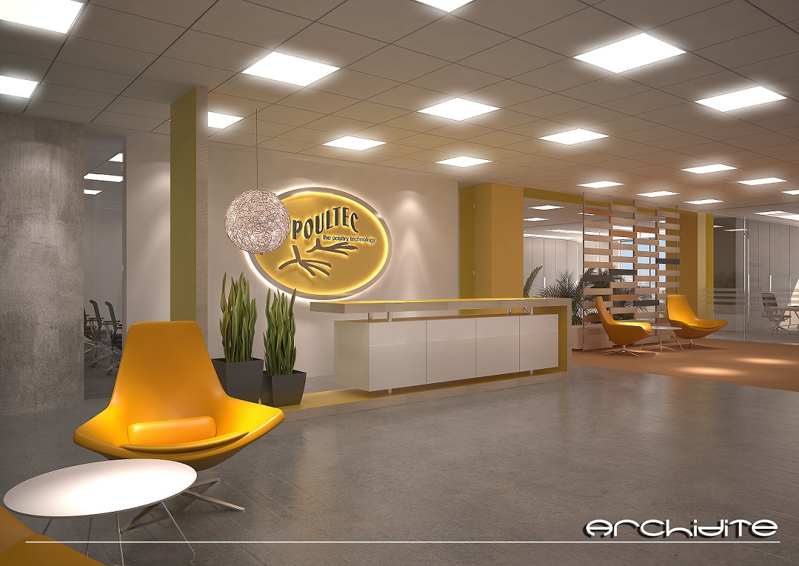3D Visual - Design Concept for Reception Area