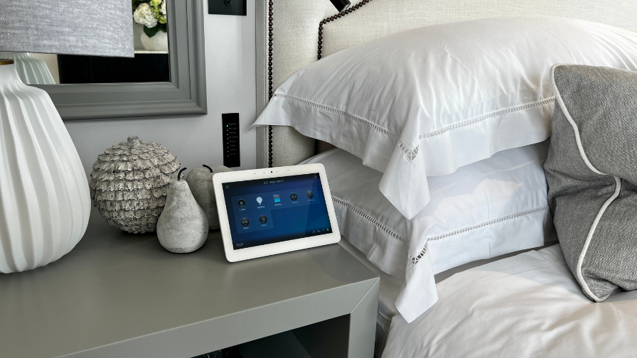 IndigoZest Smart Homes - bedside touchscreen