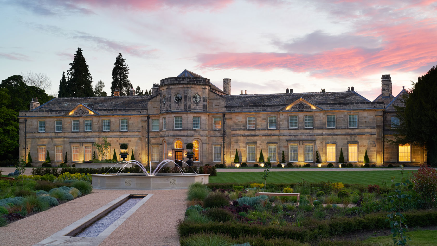 Grantley Hall in North Yorkshire where Lapicida provided a number of luxury surfaces