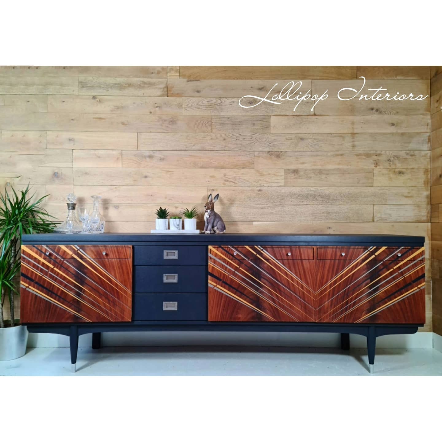 The House of Upcycling: Resurfaced Mid Century Sideboard from Lollipop Interiors