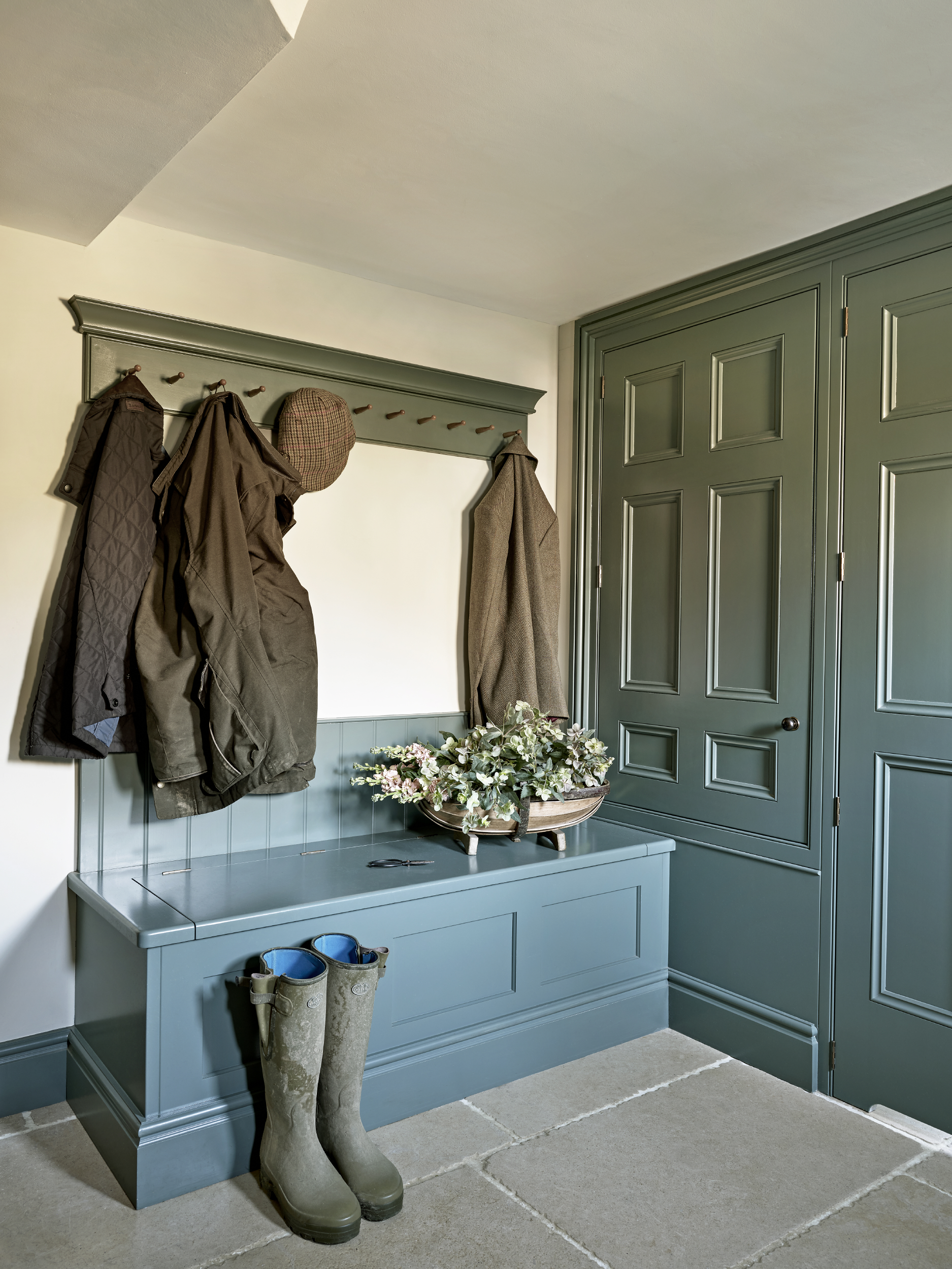 Cloakroom Modern Country Interior Design