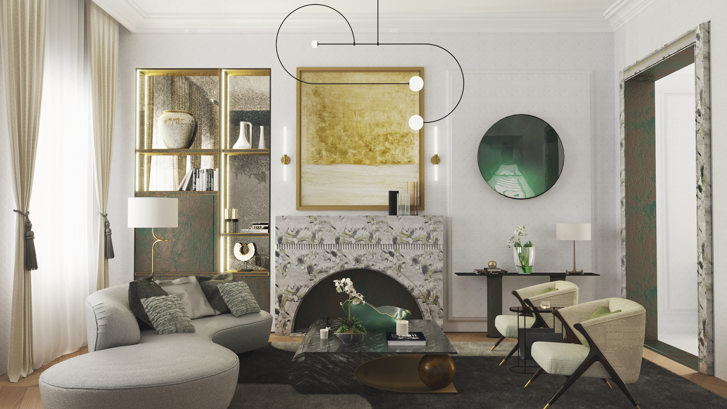 Romano Interior Architecture luxury living room