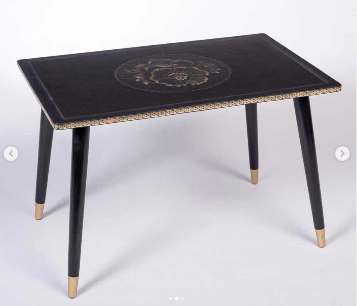 The House of Upcycling: Restored & Resurfaced Vintage Occasional Table from Sue Gifford Design