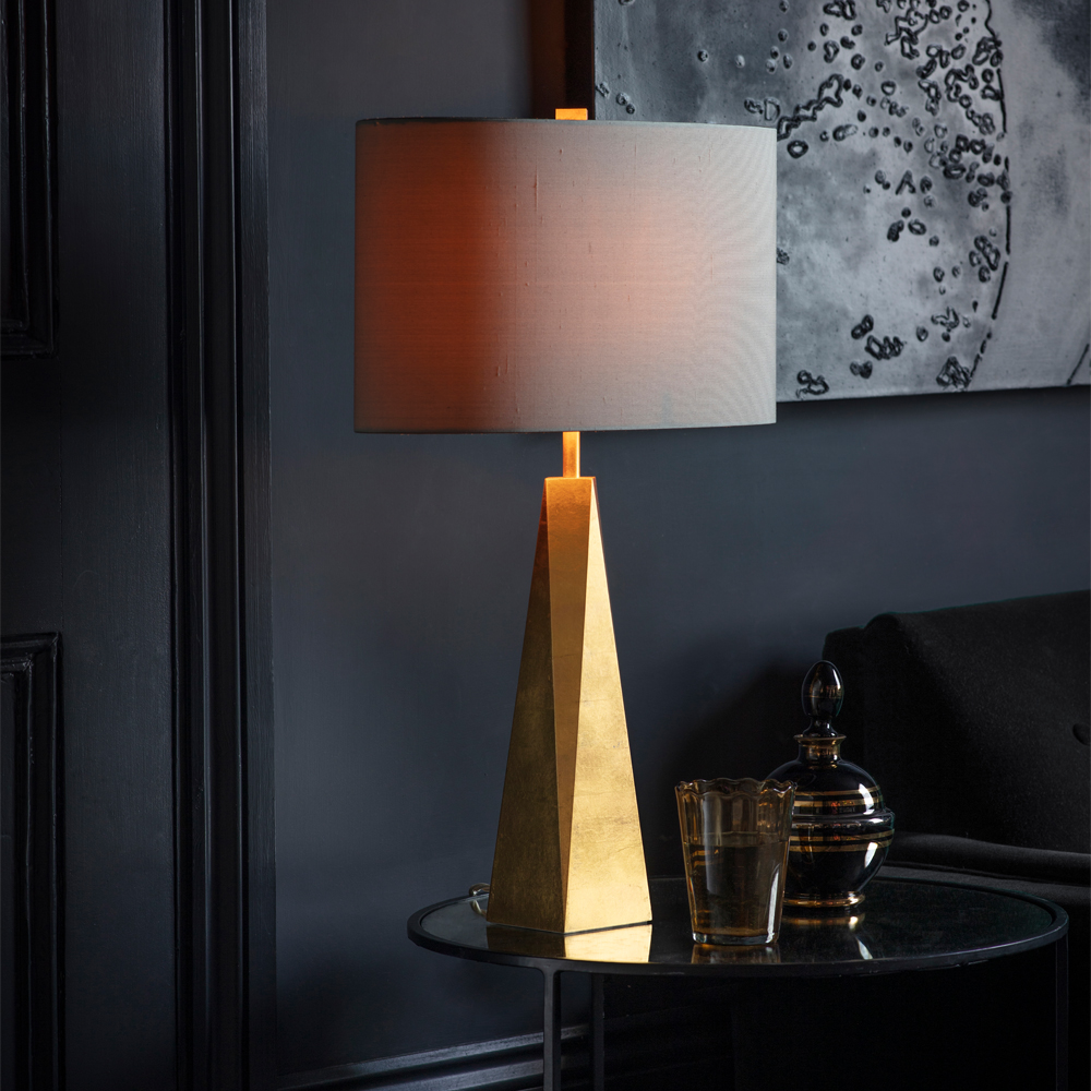 Surface Table Lamp in Gilded Gold by Tigermoth Lighting