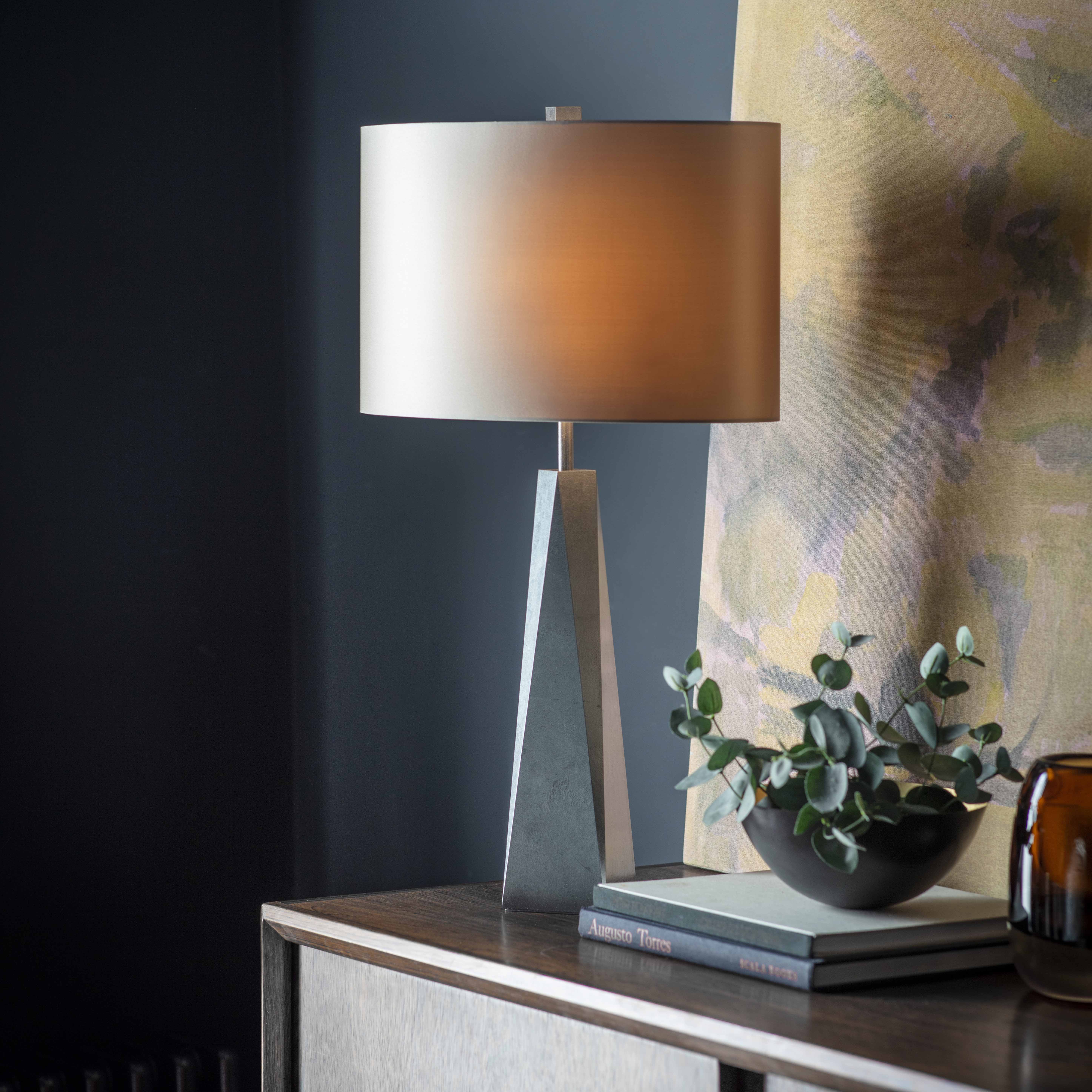 Surface Table Lamp in Gilded Pewter by Tigermoth Lighting