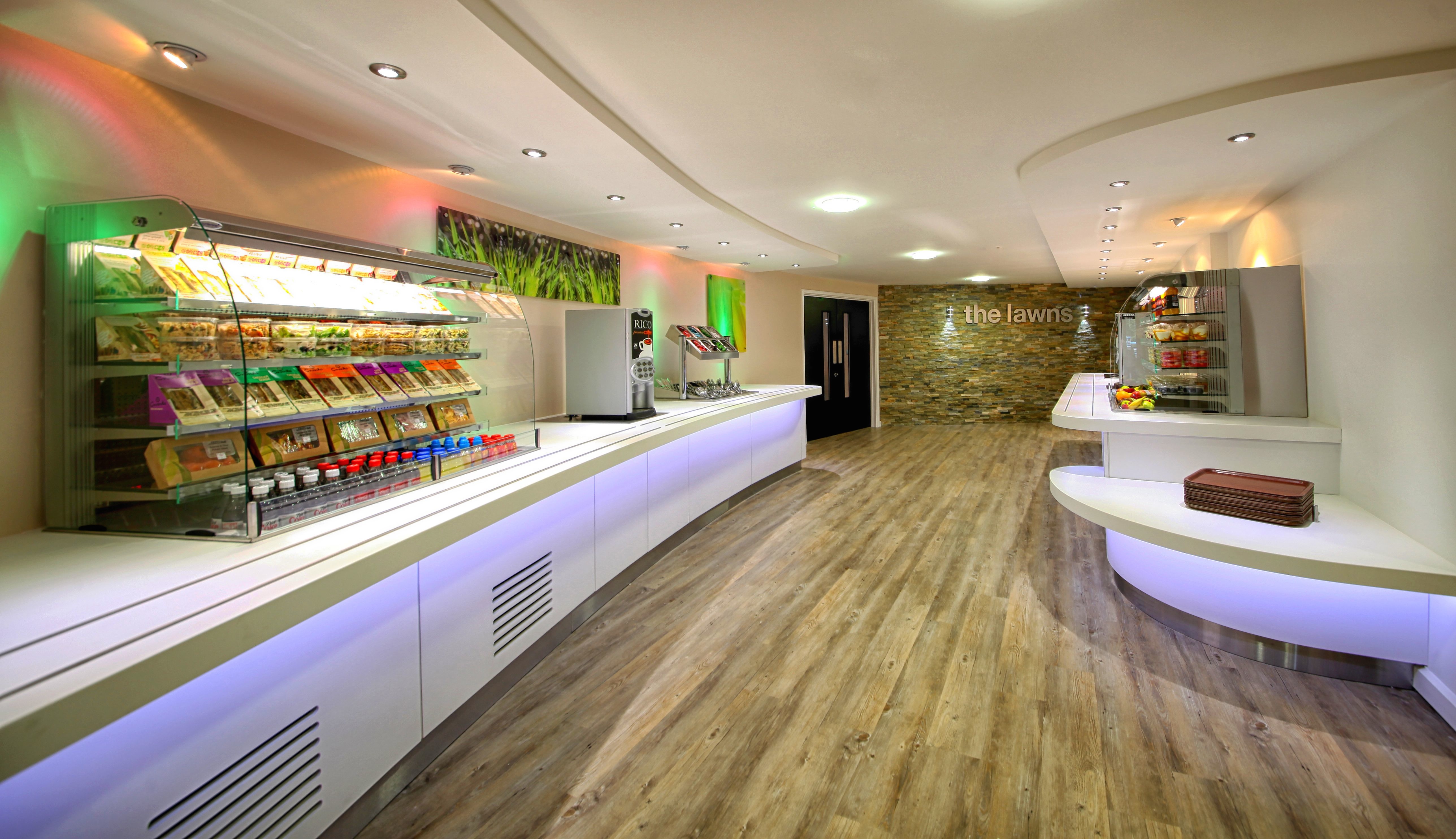 Tristone Pure White - Student Servery Area at the Lawns, University of Hull