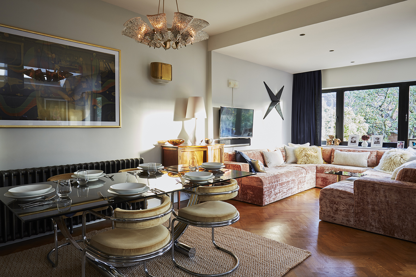 Open plan Dining Room and Sitting Room