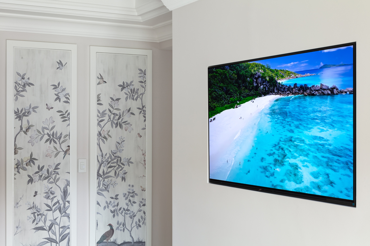 Sony TV in luxury home 