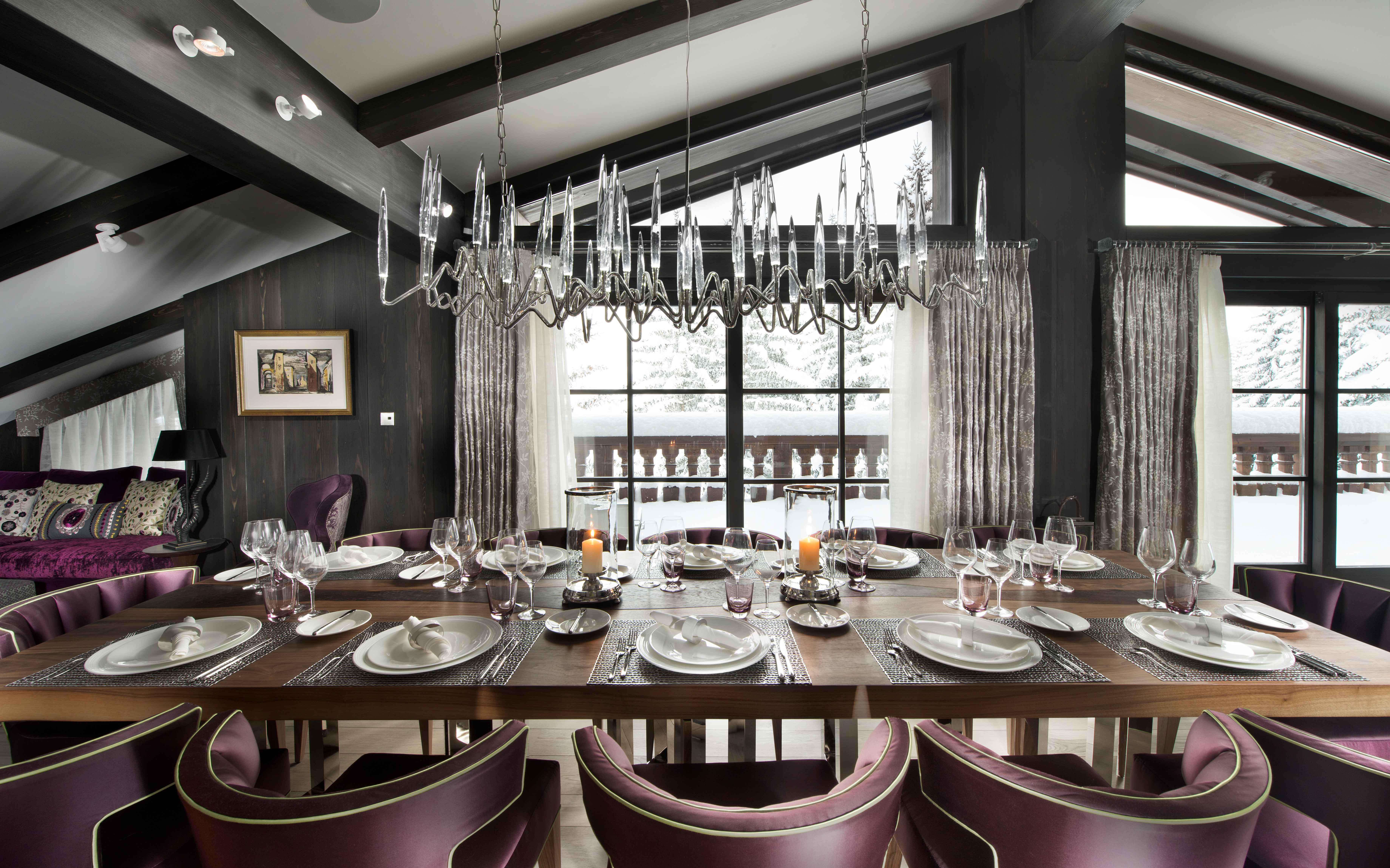 Ski Chalet interior design project Courchevel 1850