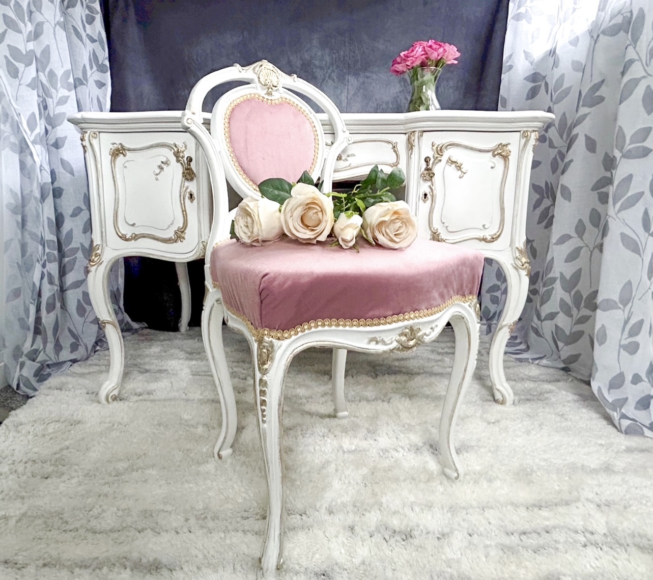 French Provincial Vanity Set