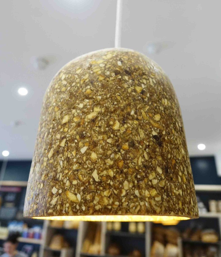 Waste Orange Peel Lampshade