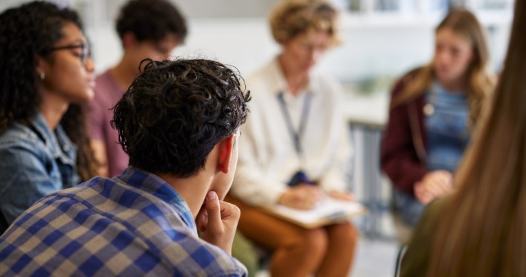 People Listening In Group