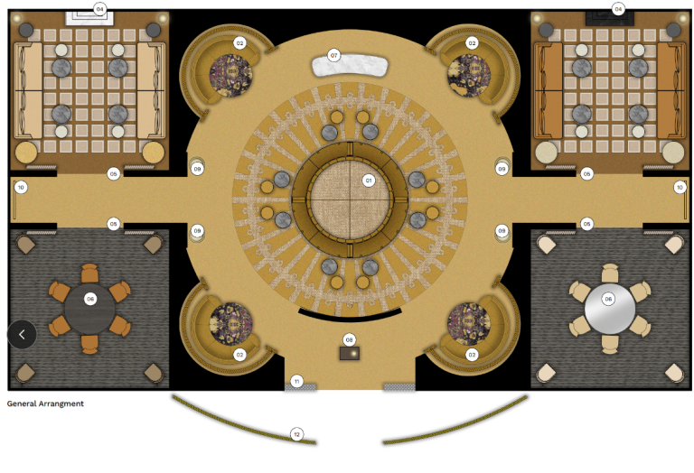 Decorex VIP Bar Floorplan