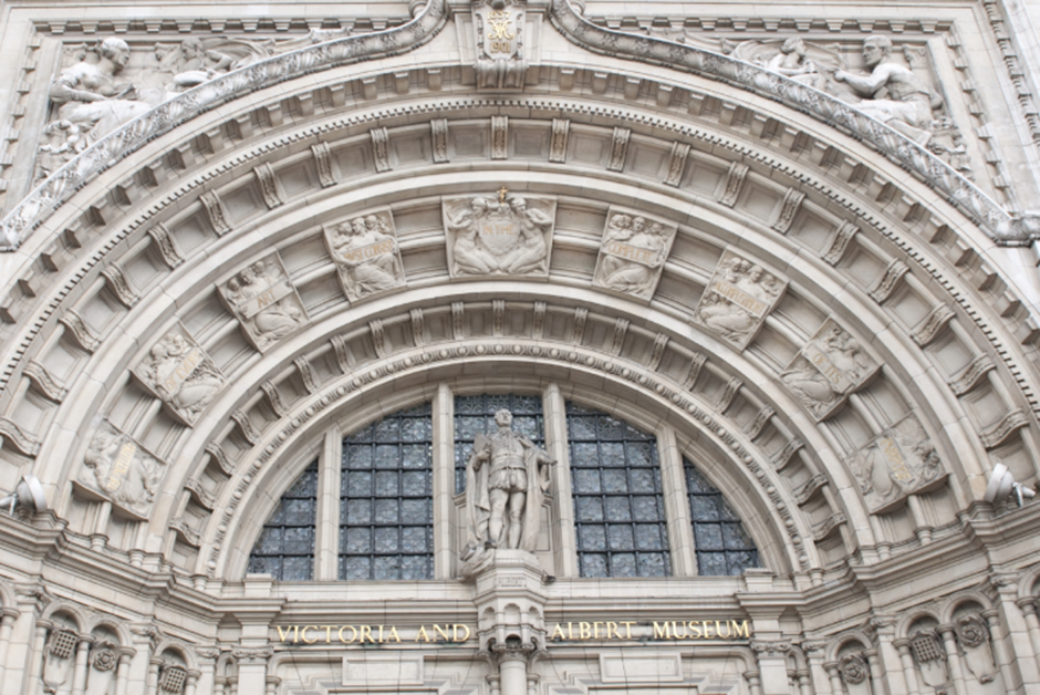 Facade of old building