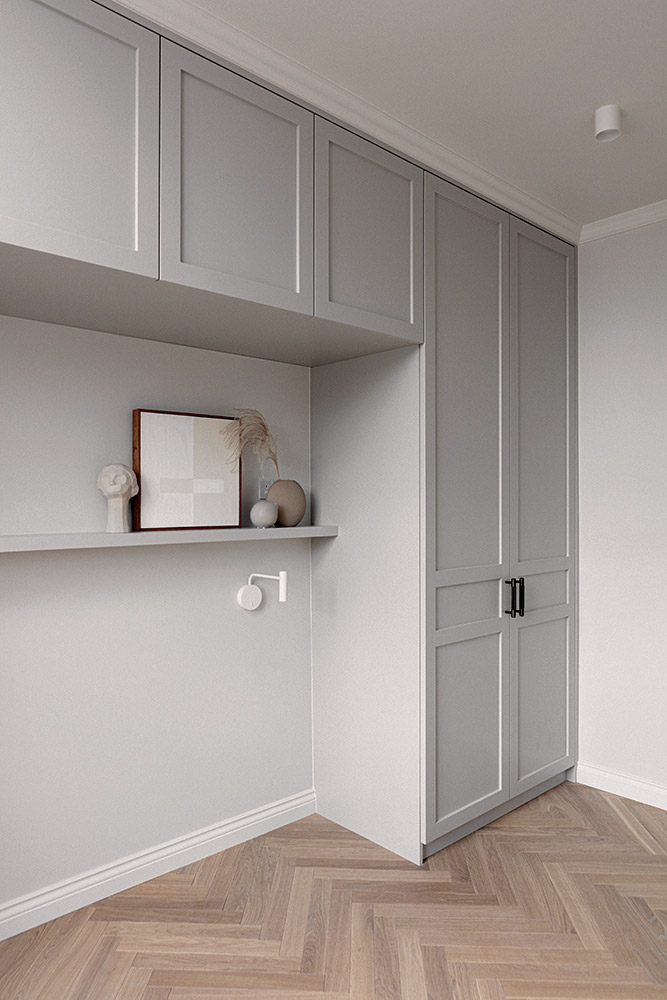 Customised clever storage joinery crafted to optimise flexible use of space.