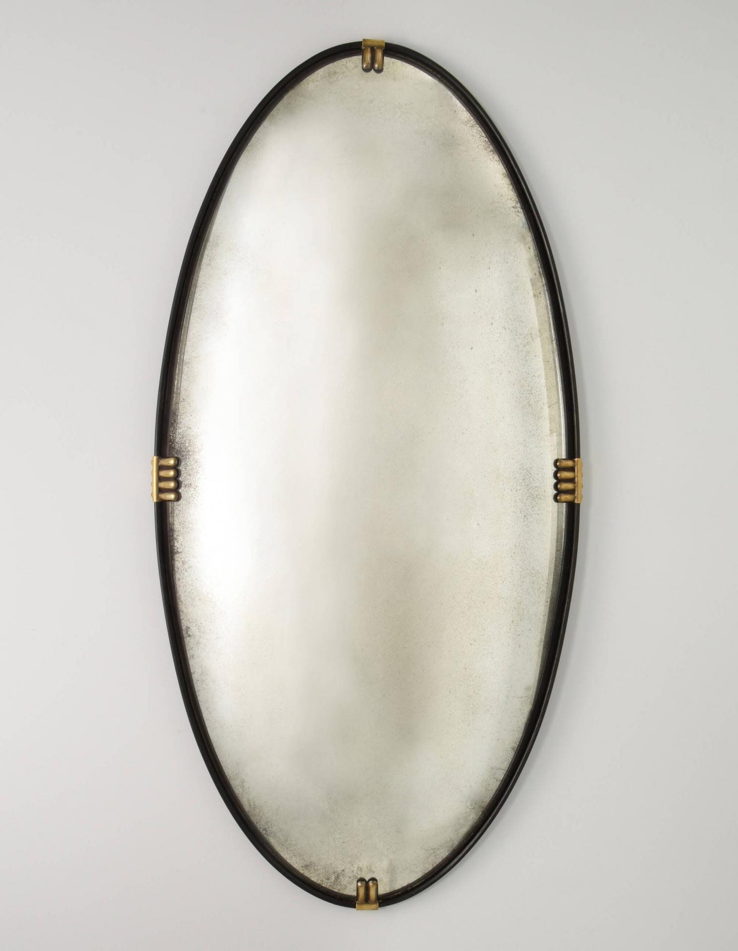 Oval Convex Mirror by Collier Webb