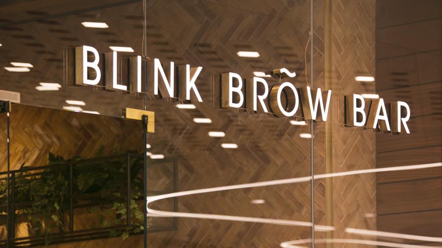 A view of Blink Brow Bar Westfield White City