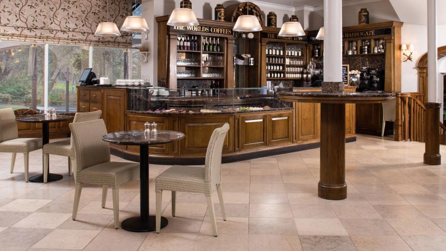 Lapicida flooring in Bettys cafe in Harrogate