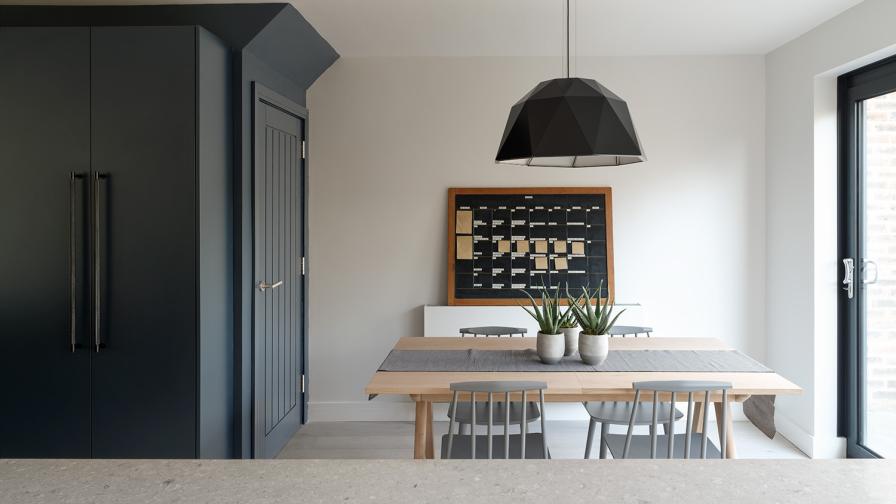 Scandinavian style design; Scandi noir interior;