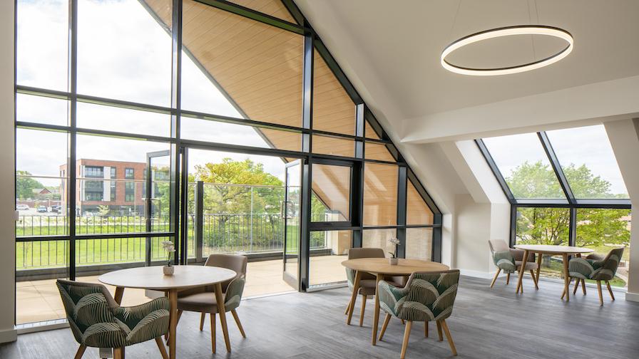 Blythe Rose Care Home dining area