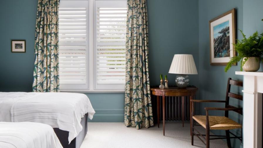 Full Height Shutters for Bedroom Windows by Plantation Shutters Ltd